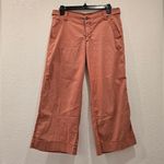 Anthropologie  Hei Hei Cropped Wide Leg Pants Salmon Size 27 Photo 1