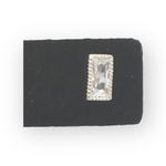 new Swarovski ❉ Rectangle Cut Crystal Stud Earrings ❉ Rhodium Plated .925 Silver Photo 12
