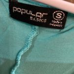 Popular Basics Turquoise Popular‎ Basics Open Shoulder tee Photo 2