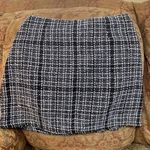 SheIn Black And White Plaid Skirt Photo 0