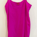 Johnny Was  Fuchsia Silk Dress midi slip dress holiday New Year’s Eve party neon Photo 0