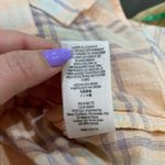 Free People  Paradise Garden Plaid Cropped Button Up Top Batwing Sleeve XS Photo 1