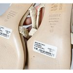 Schutz NEW  Olly Mid Block Nappa Leather Strappy Sandal Cream White 10.5 Photo 7