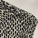 Who What Wear  Plus Size 2X Dress Brushed Dot Cream Black High Neck Sleeveless Photo 4