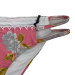 Tularosa Mateo Floral Swim Bikini Bottom Side Cutout Pink Size M Photo 5