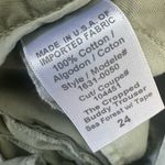 Current/Elliott Current Elliott Buddy Cropped Trousers with Stripe Size 24 Photo 6