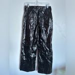 Free People  Star Crossed Lovers Straight Leg Vegan Patent Leather Pants Photo 3