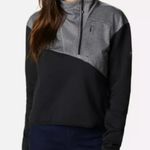 Columbia Lodge Hybrid Pullover Black Gray Large New with tags Photo 0