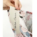 Cara Cara Japanese Blue Torres Floral Cotton Linen Strapless Midi Dress 10 NEW Photo 3