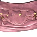 FAUX LEATHER MAUVE RUFFLED CROSSBODY BAG Photo 2