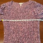 Rebecca Taylor  Long Sleeve Ruched Mirage Blouse Smocked Silk Blend‎ Size 6 Photo 7