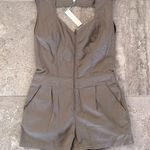 Trina Turk OLIVE Romper Finley Zip Front, Size 4 New w/Tag Photo 0