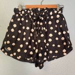 Kivari Women's‎ Frida Linen Short Seashell Print Grey Drawstring Size 8 Beach White Photo 1