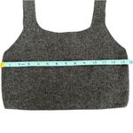 Everlane  NWT Wool Yak Hair‎ Blend Crop Tank Top Gray Sleeveless Knit Size Medium Photo 6