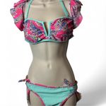 Ymi Bright Colorful Off Shoulder Bikini‎ Photo 2