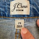 J.Crew  Blue Jean Shorts High-Waisted Frayed Hem Photo 4