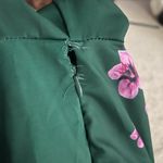 L'ATISTE  by AMI Plus Size 3X Floral Dress Green Long Sleeve V-Neck Photo 8