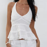 Motel Rocks White halter top  Photo 0