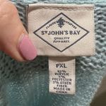 st. john's bay  Women's Blue Pullover Sweater PXL Long Sleeve Round Neck Knit Photo 8