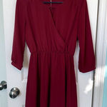 Lush Clothing Lush Gigi Red Keyhole Skater Mini‎ Dress Women's Size Small Photo 0