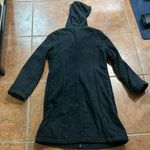 Sisley women’s black over coat size S Black Photo 3