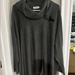 Calvin Klein Fall Sweater Cape Poncho Cowl Neck One Size Photo 0