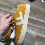 Flamingos Life Mustard Yellow Classic Sneakers Size 7.5 Photo 1