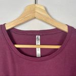 Fabletics Maroon Red Crew Neck Muscle Tank Top L Photo 1