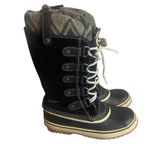Sorel  Size 7 Joan Of Arctic Knit II Rain Snow Waterproof Winter Boots Black Photo 0