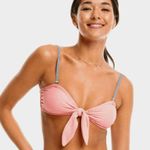 Southern Tide NWT Women’s Bandeau Bikini Top in Citrus Punch Photo 0