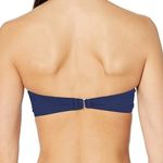 Splendid In the Groove Bandeau Bikini Bra Top Groove Navy Medium NEW Photo 1