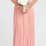 Show Me Your Mumu Godshaw Goddess Gown Bridesmaid Dress in Rustic Mauve Crisp Photo 0