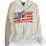 Ralph Lauren Polo  American Flag Print Zip Front Hoodie Size L Photo 0
