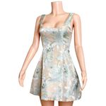 Lovers + Friends Urgonia Floral Mini Dress, Blush & Blue, Medium Photo 11