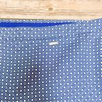 Vince Camuto  Cobalt Blue White Diamond Geometric Pull On Ankle Length Pants Photo 2