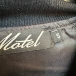 Motel Rocks  Rose Floral Black Bomber Jacket Pinup Retro Rockabilly Size Small S Photo 8