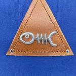 Most Wanted USA Womens Navy Lightweight Canvas Leather Shoulder Tote Handbag Photo 6