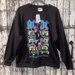 NWT AC/DC blow up your video graphic crewneck pullover sweatshirt Size L Photo 1