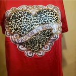 Sequin Red heart T Photo 0