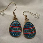 Easter Egg Earrings nwt Perfect for the Easter season Blue Photo 0