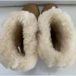 Serra  boots Brown Size 10 New No Box Lamb skin Suede Leather Upper Lamb fur warm Photo 4