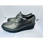 Clarks Bronze Wedge Oxfords Classic Old Money New Without Box Size 7 Narrow Brown Photo 4