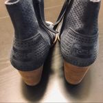 Toms NWOT Suede Peep Toe Booties - Women 7.5 - Blue Photo 3