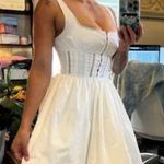 House Of CB  Perle White Lace Midi Dress XS Photo 5