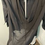 Alice + Olivia ‎ AIR black blouse size 4 Photo 9