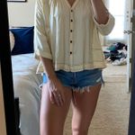 Cisa Oversized Western Style Shirt White Photo 0