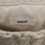 Aerie Cream Woven Crossbody Bag One Size Photo 6