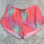 Nike Dri-Fit Lined active/Swimming Shorts Size L pink Tie Dye Zipper In Back Photo 0