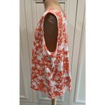 Lands' End Lands‎ End Knit Tank Top Lot Floral Blue Coral Beach Vacation Photo 4