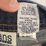 Gap  Y2K Skirt Women 12 Blue Denim Mini Jean Fleur De Lis Western‎ Staple Casual Photo 5